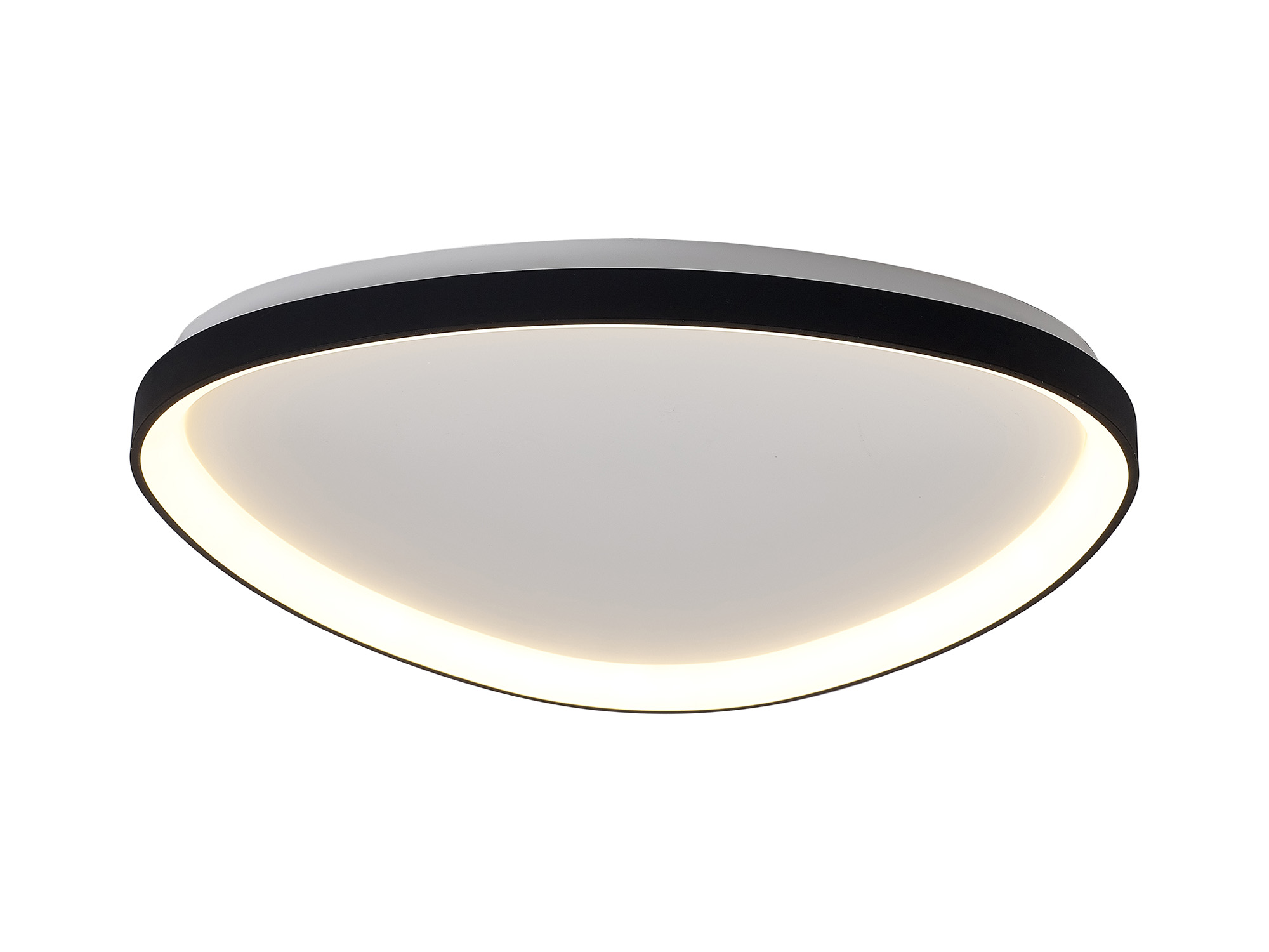 M8634  Niseko II Triangular Ceiling 61cm 50W LED Black